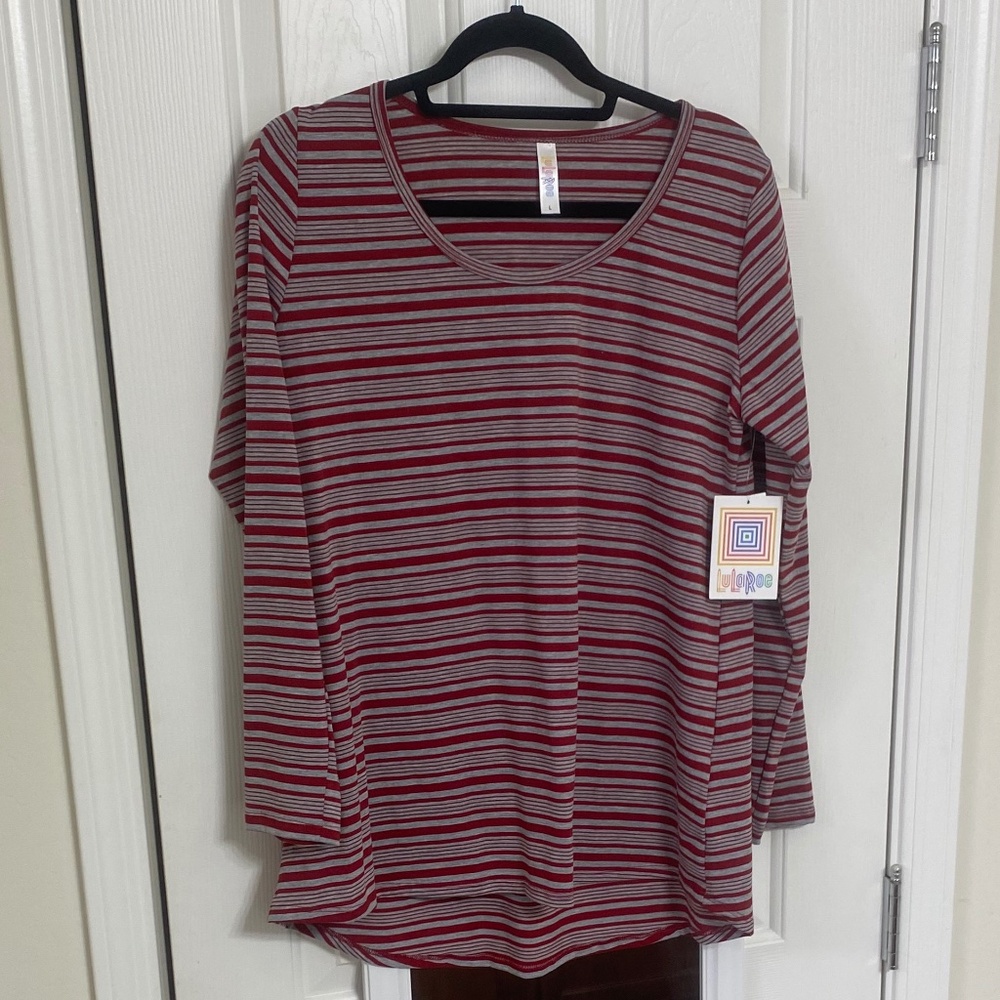 NWT LulaRoe Lynnae Long Sleeve Top (L)